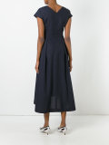 cap sleeve midi dress