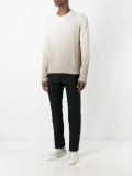 degradé open knit jumper