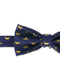banana pattern bow tie