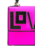 Love slogan tote