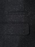quilted inset blazer