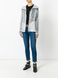 hooded raincoat