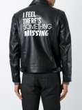 logo print jacket