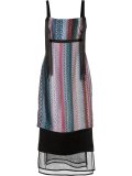 striped midi dress