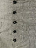 check drop-crotch trousers