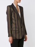 shawl stripe blazer