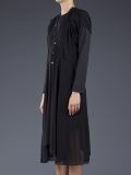 澎袖连衣裙
