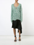 drawstring detail jumper
