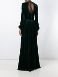 long velvet gown