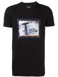 plane print T-shirt