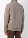 padded knit cardigan