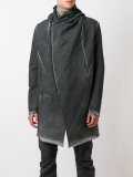 dislocated fastening mid coat