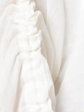 drawstring sleeves sheer blouse