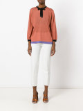 lace up blouse 