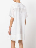 frill placket dress