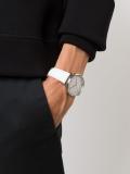 silver toned dial watch 