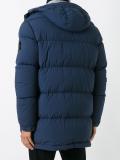 logo patch padded jacket