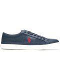 embroidered logo sneakers