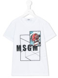 skater print T-shirt