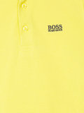 striped trim polo shirt