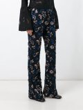 embroidered flared trousers