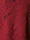 cable knit poncho