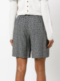 geometric print shorts