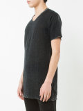 arched printed T-shirt