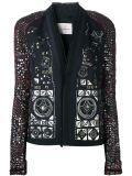 '161 Bohemiane' studded blazer