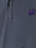 patched bird polo shirt