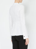 handkerchief hem buttoned shirt