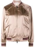 Rockstud bomber jacket