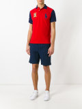 embroidered logo polo shirt 