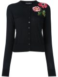 sequinned flower cardigan 