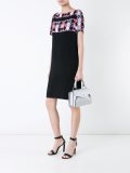 printed top shift dress
