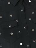 chest pockets embellished shirt