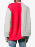 multi-panel sweatshirt 