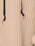 ribbed oversized hoodie