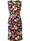 sleeveless floral print dress