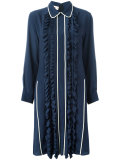ruffle trim dress