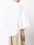 flared sleeved shift shirt