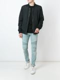 紧身机车牛仔裤