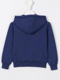 logo print hoodie