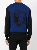 lion embroidered bomber jacket