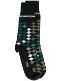diamond pattern socks