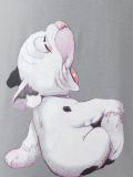 dog print T-shirt