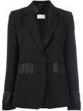contrast panel blazer