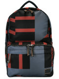 colour-block panel backpack
