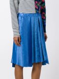 asymmetric pleated skirt