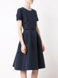 'Faille' belted dress